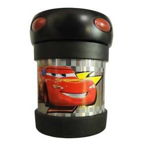 Disney Pixar Lightning McQueen Stainless Steel‎ Soup Thermos 8 oz. EUC Clean!!